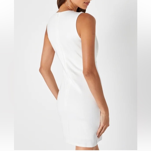 Lulus Cocktail Hour Sleeveless Tulip Mini Dress Size S Romantic Bridal Event - Picture 2 of 12
